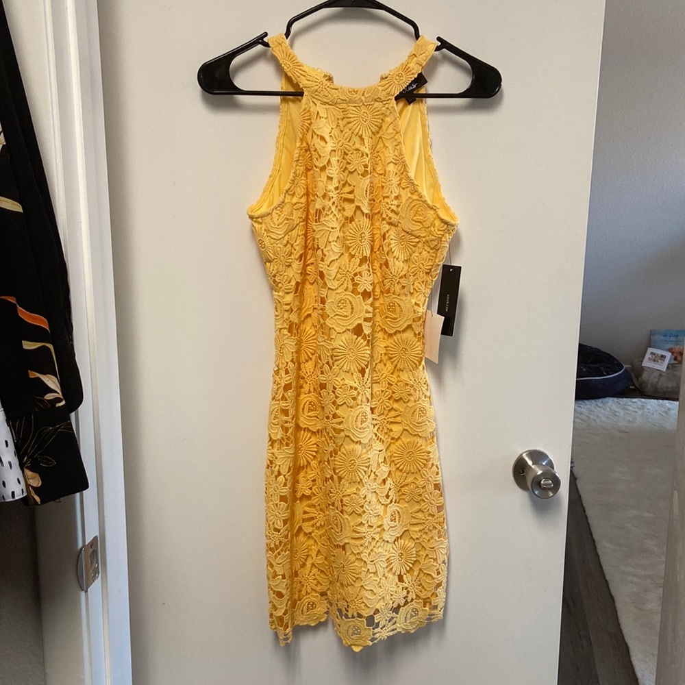 Brand new Lulus Yellow dress XS